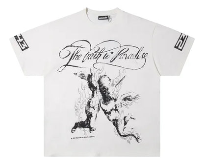 HELLSTAR ANGELS PATH TO PARADISE WHITE