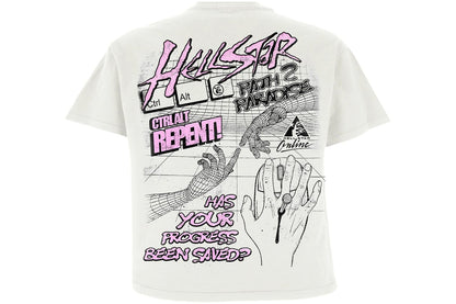 HELLSTAR ONLINE PATH 2 WHITE TSHIRT