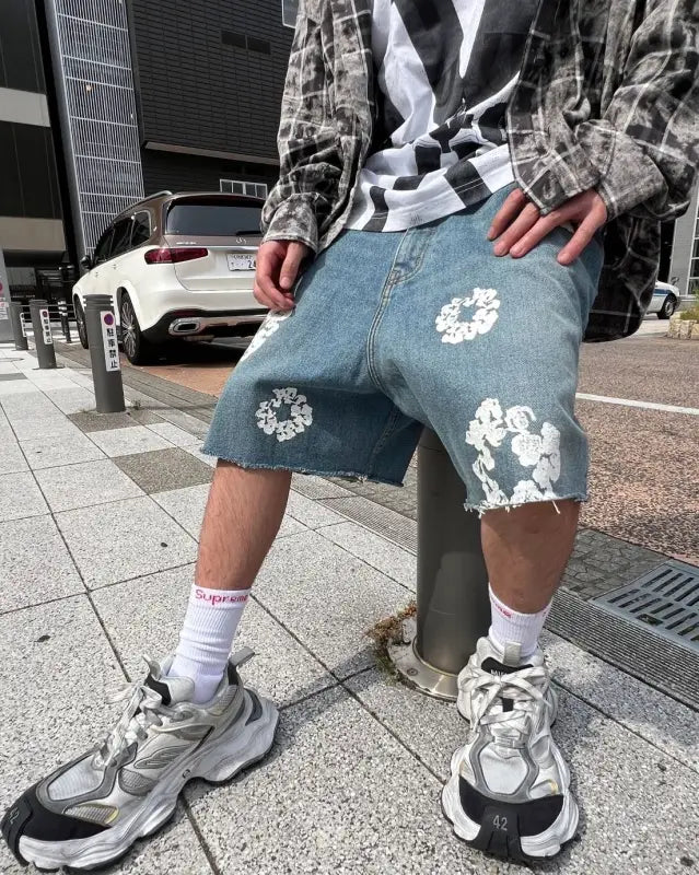 SHORT MEZCLILLA DENIM TEARS