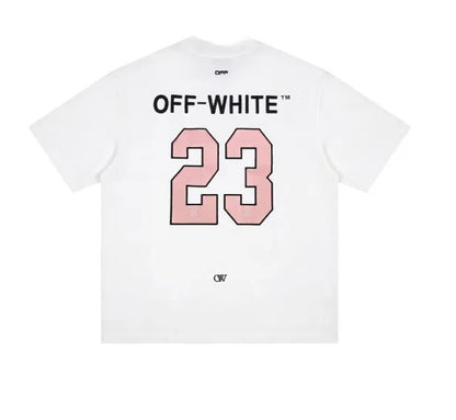 Off white 23 White/Pink Tshirt