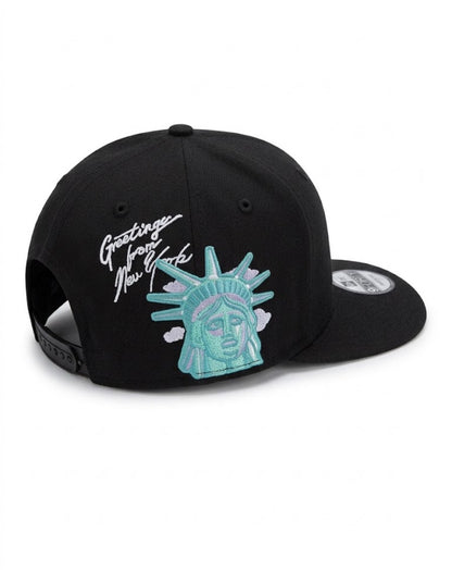 New York State of Mind / Liberty Script o Statue Skyblue