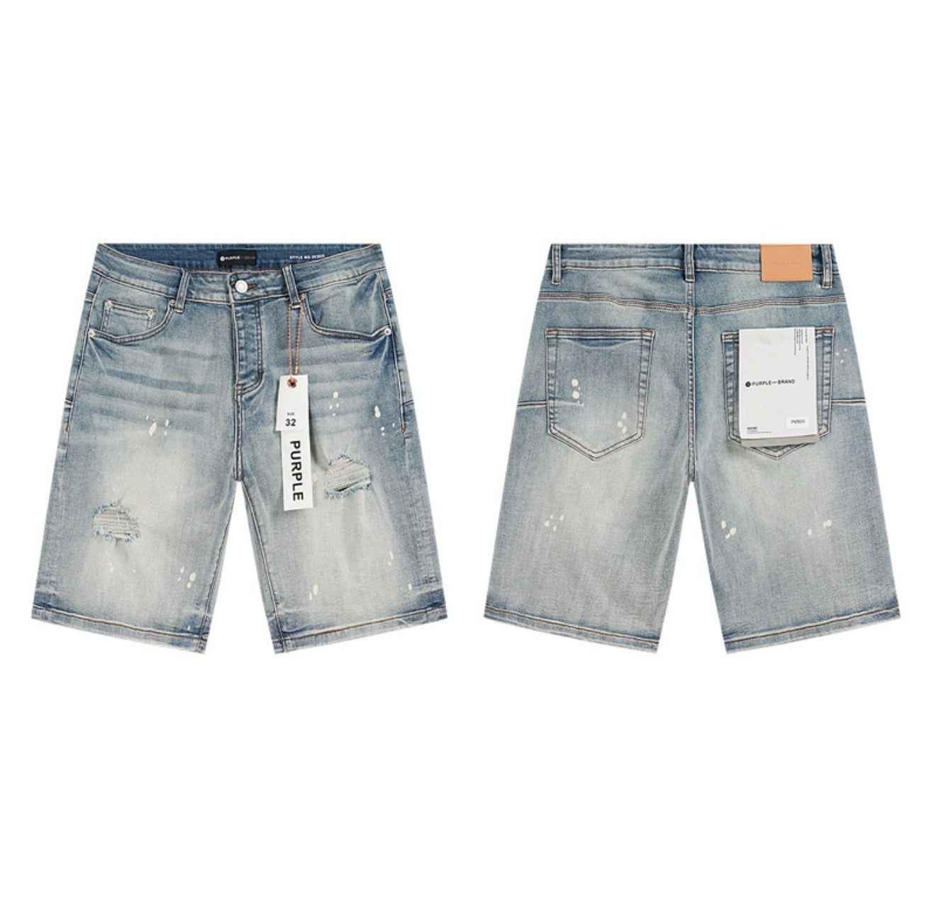 PURPLE SHORT DENIM