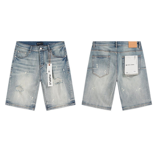 PURPLE SHORT DENIM