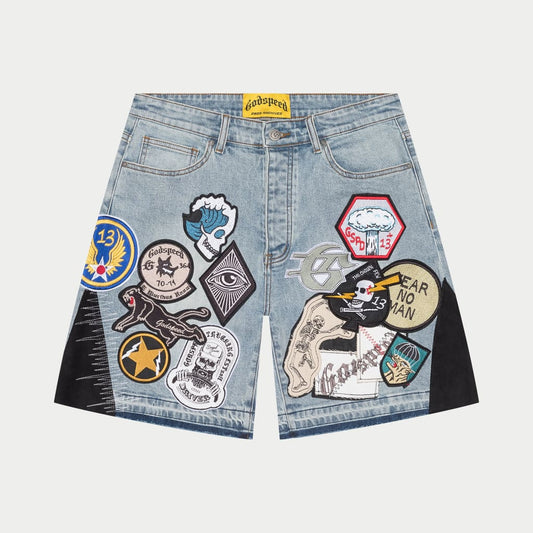 Godspeed Patchwork Denim V2 Shorts
