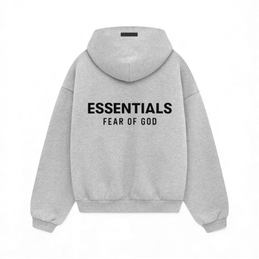 Fear Of God Essentials Fleece Hoodie Light Heather Grey