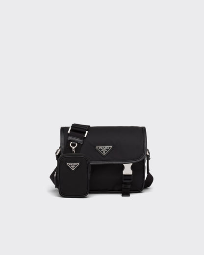 PRADA Re-Nylon and Saffiano leather shoulder