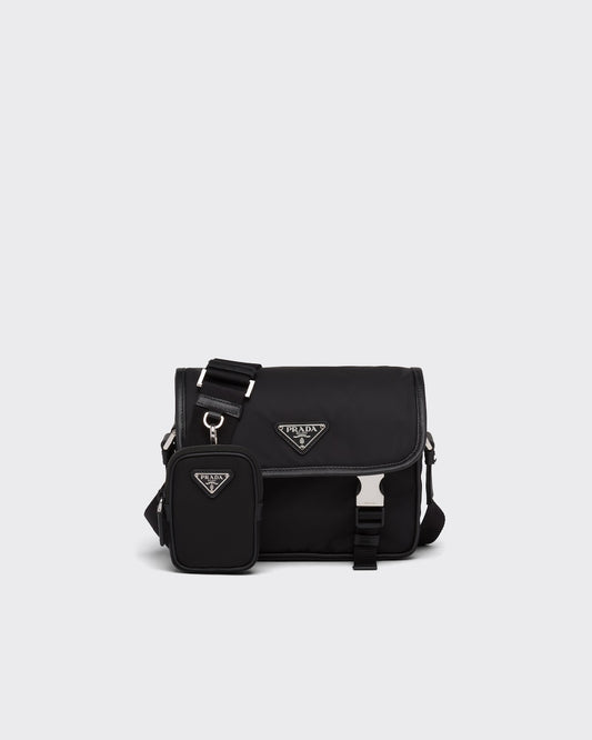 PRADA Re-Nylon and Saffiano leather shoulder