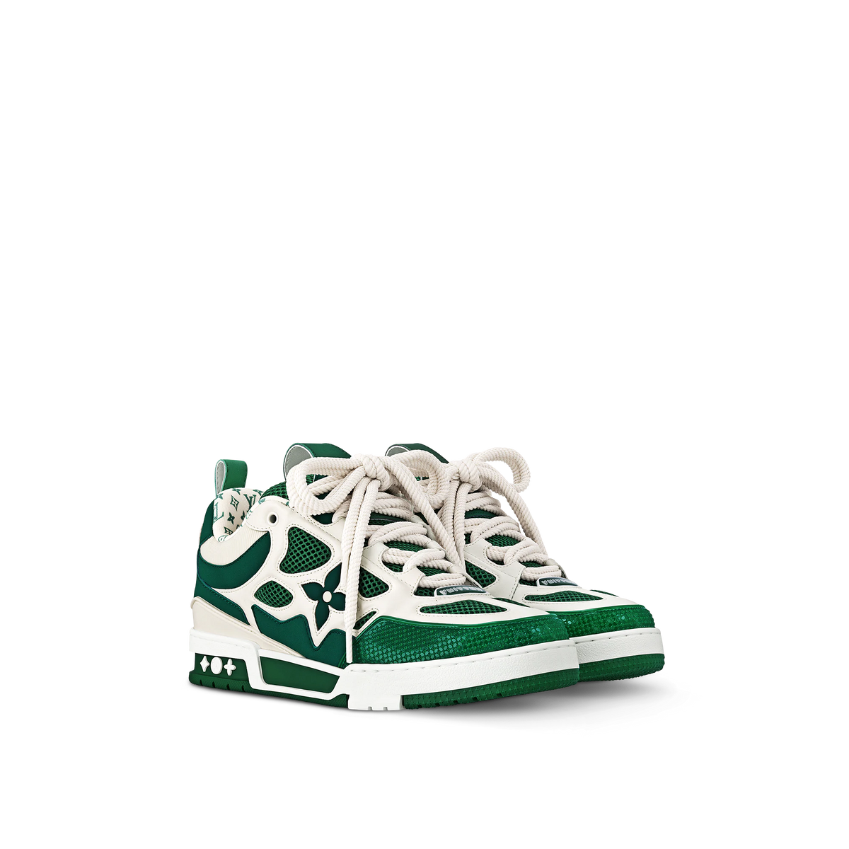 LOUIS VUITTON LV SKATE SNEAKER 'GREEN WHITE'