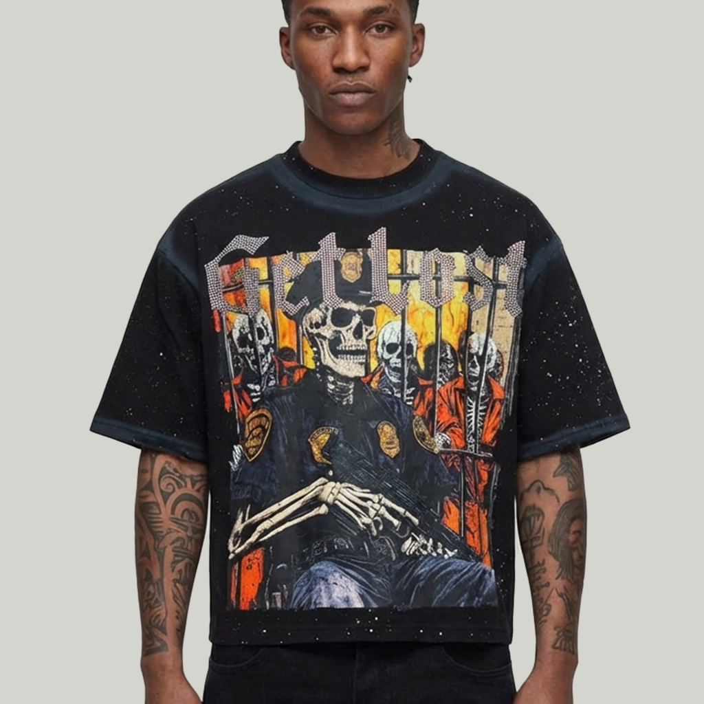 BKYS PRISONER CROPPED SHIRT BLACK