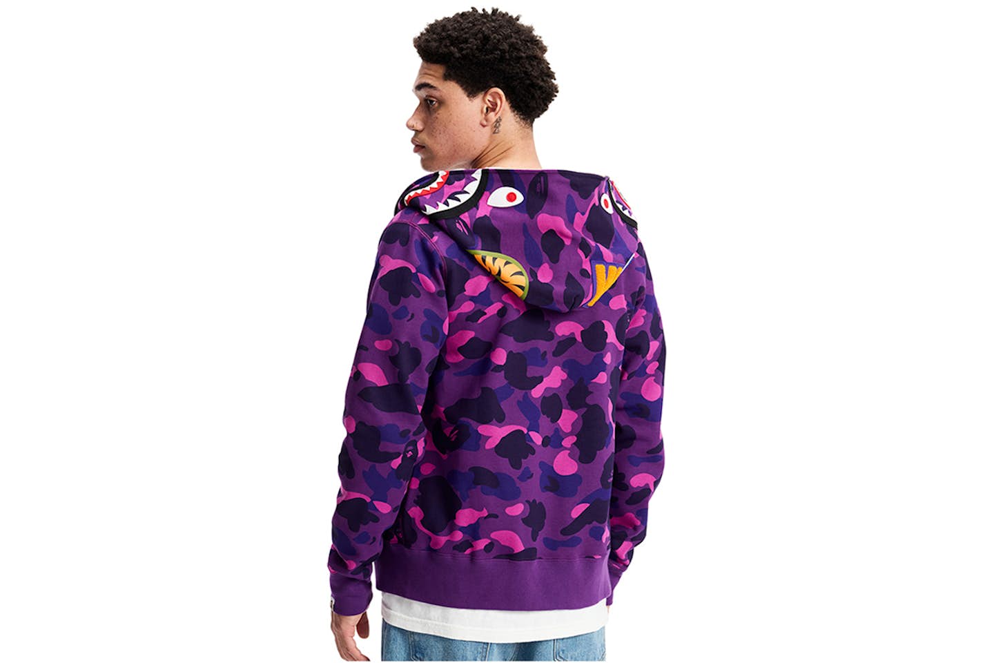 BAPE SHARK CAMO PURPLE