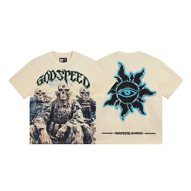 Godspeed Squadron Beige tee