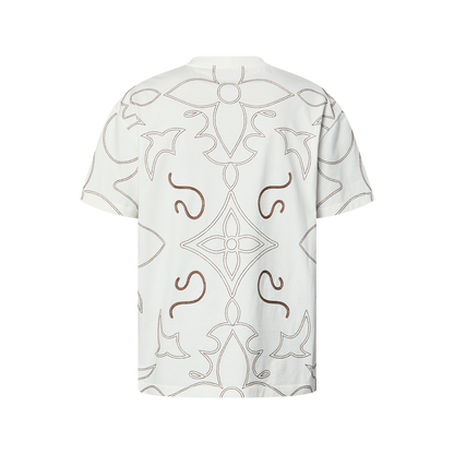 Louis Vuitton Embroidered White Tshirt