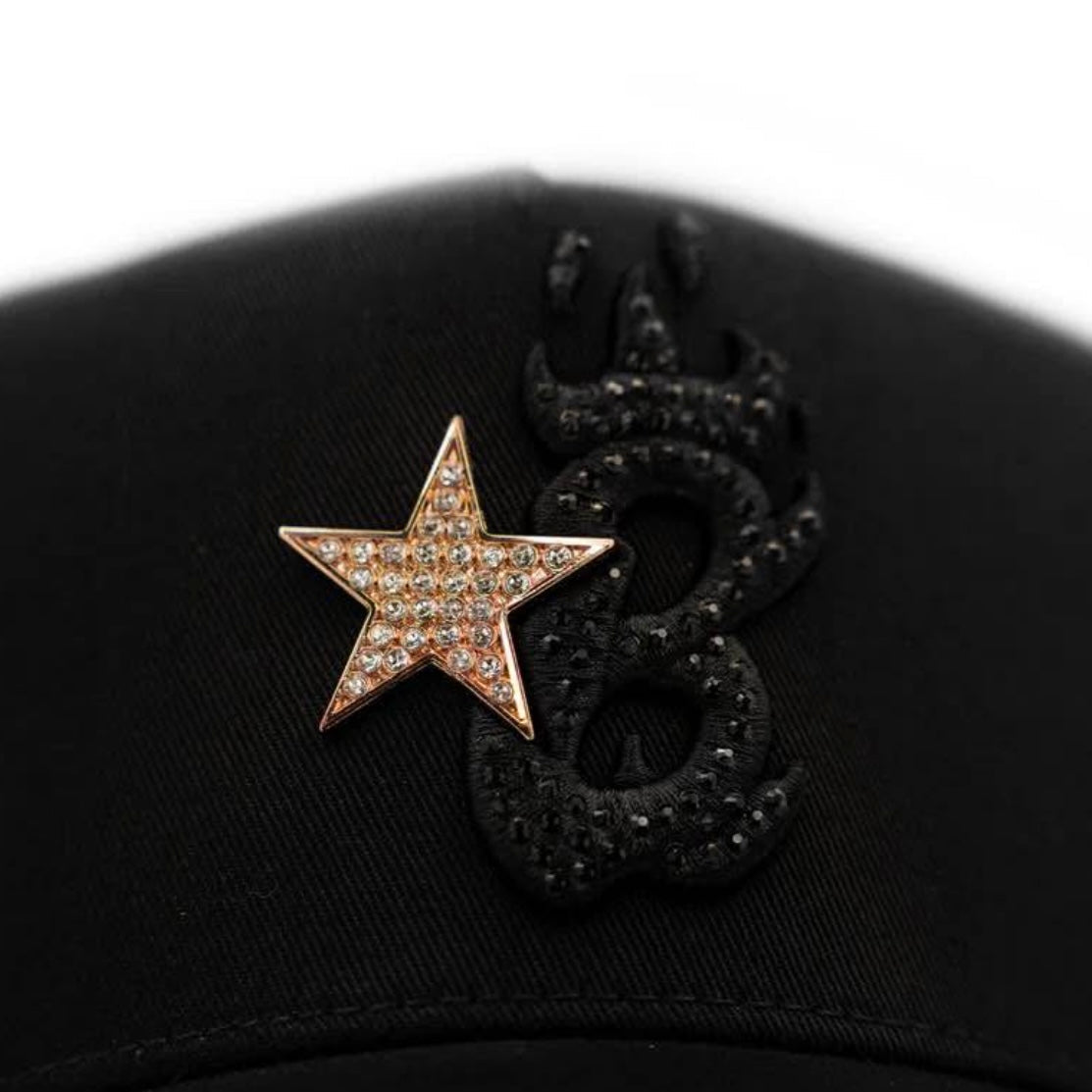 BARBAS HAT B STAR ROSE GOLD