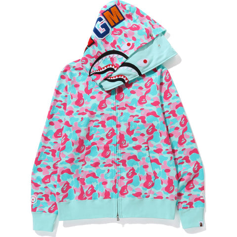 BAPE MIAMI 4TH ANNIVERSARY SHARK FULL ZIP DOUBLE HOODIE
