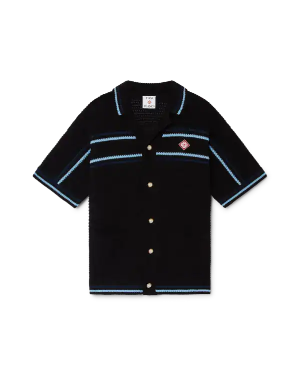 Casa Blanca Tennis crochet short sleeve