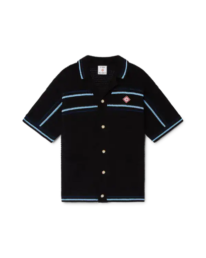 Casa Blanca Tennis crochet short sleeve