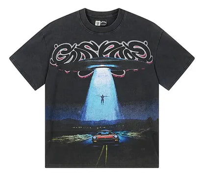 Godspeed OVNI UFO BLACK TSHIRT