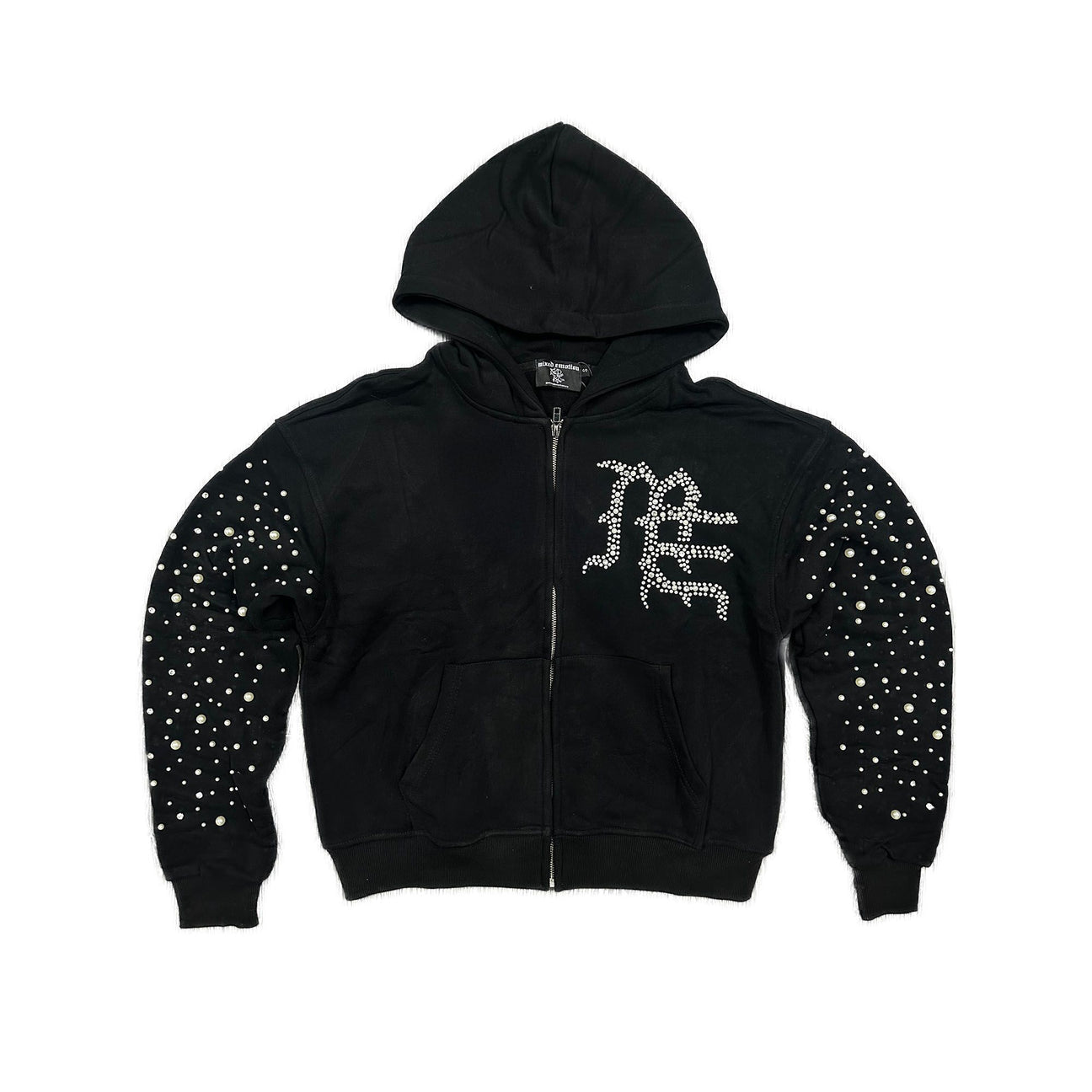 MIXED EMOTION PEARL ZIP HOODIE