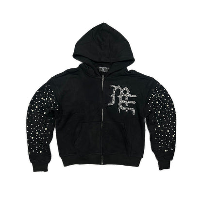 MIXED EMOTION PEARL ZIP HOODIE
