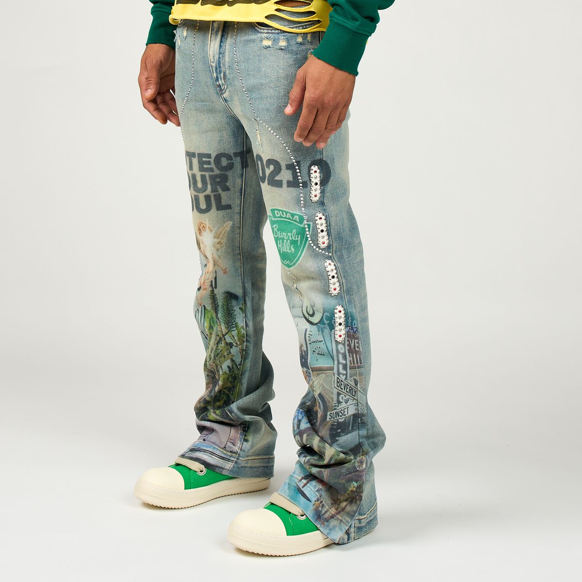 DUAA 90210 DENIM JEANS