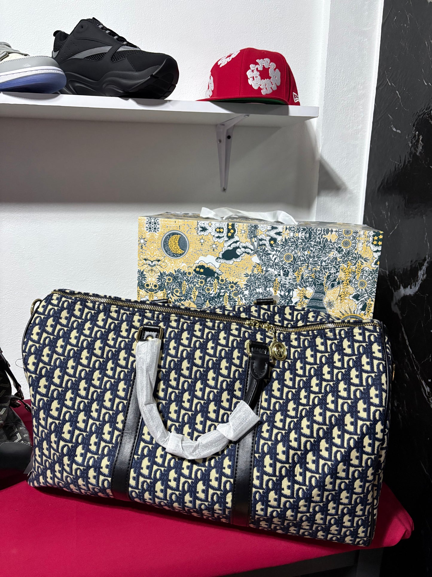 DIOR MONOGRAM KEEPALL 50