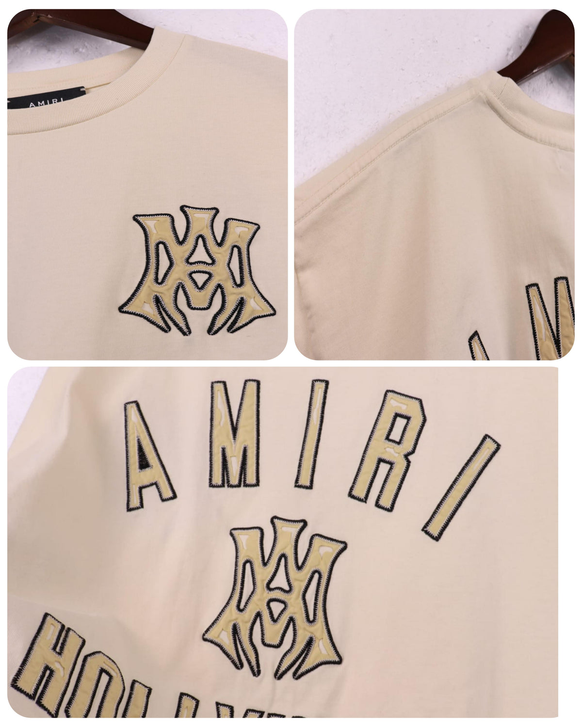 AMIRI HOLLYWOOD CREAM TSHIRT