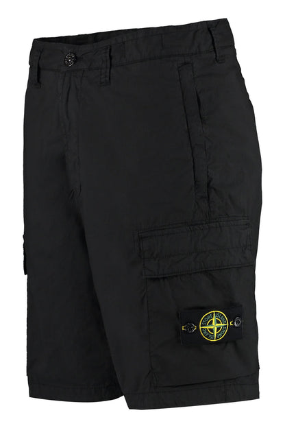 STONE ISLAND BLACK SHORT