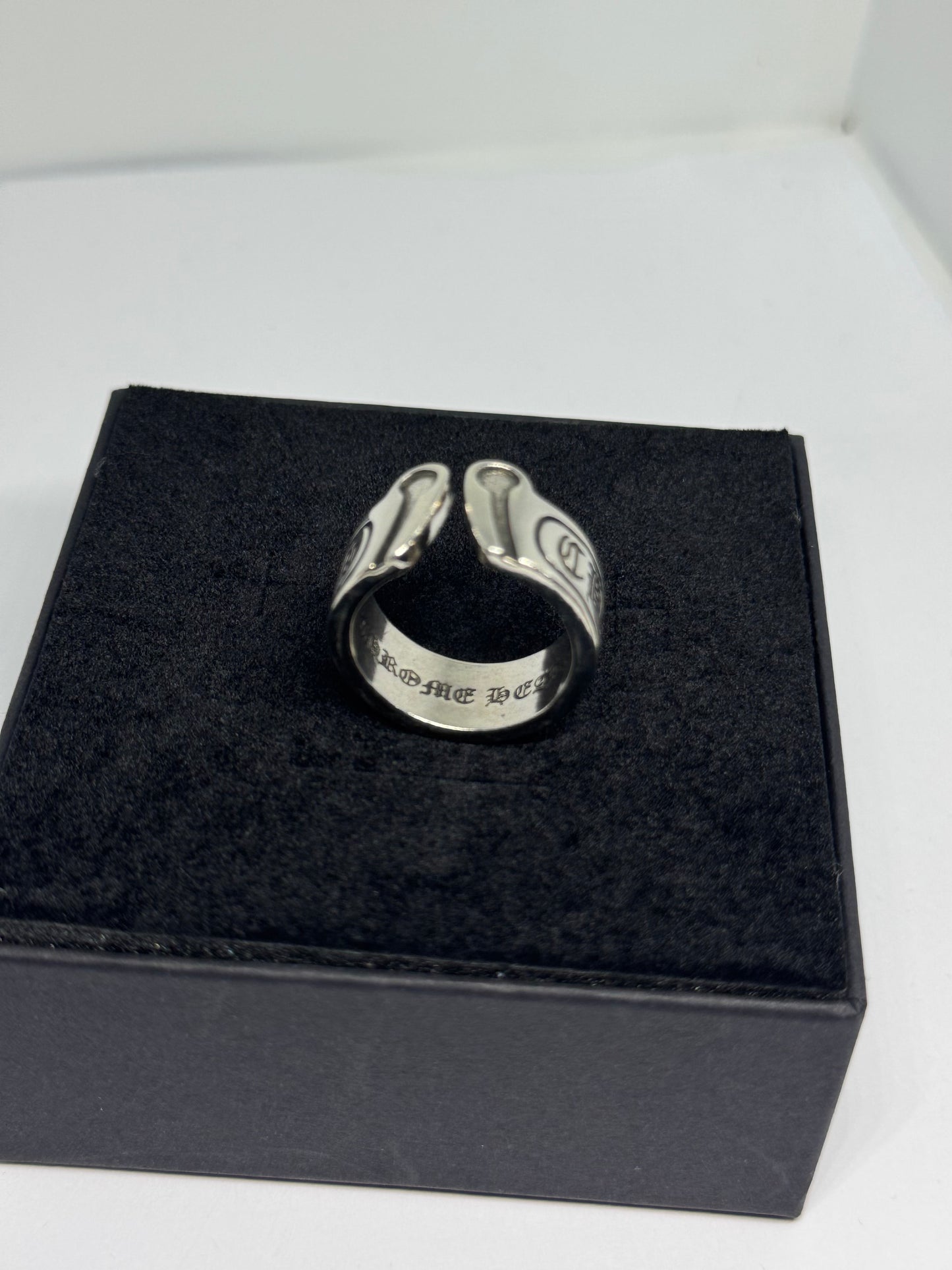 CHROMEHEARTS ANILLO AJUSTABLE PLATA 925