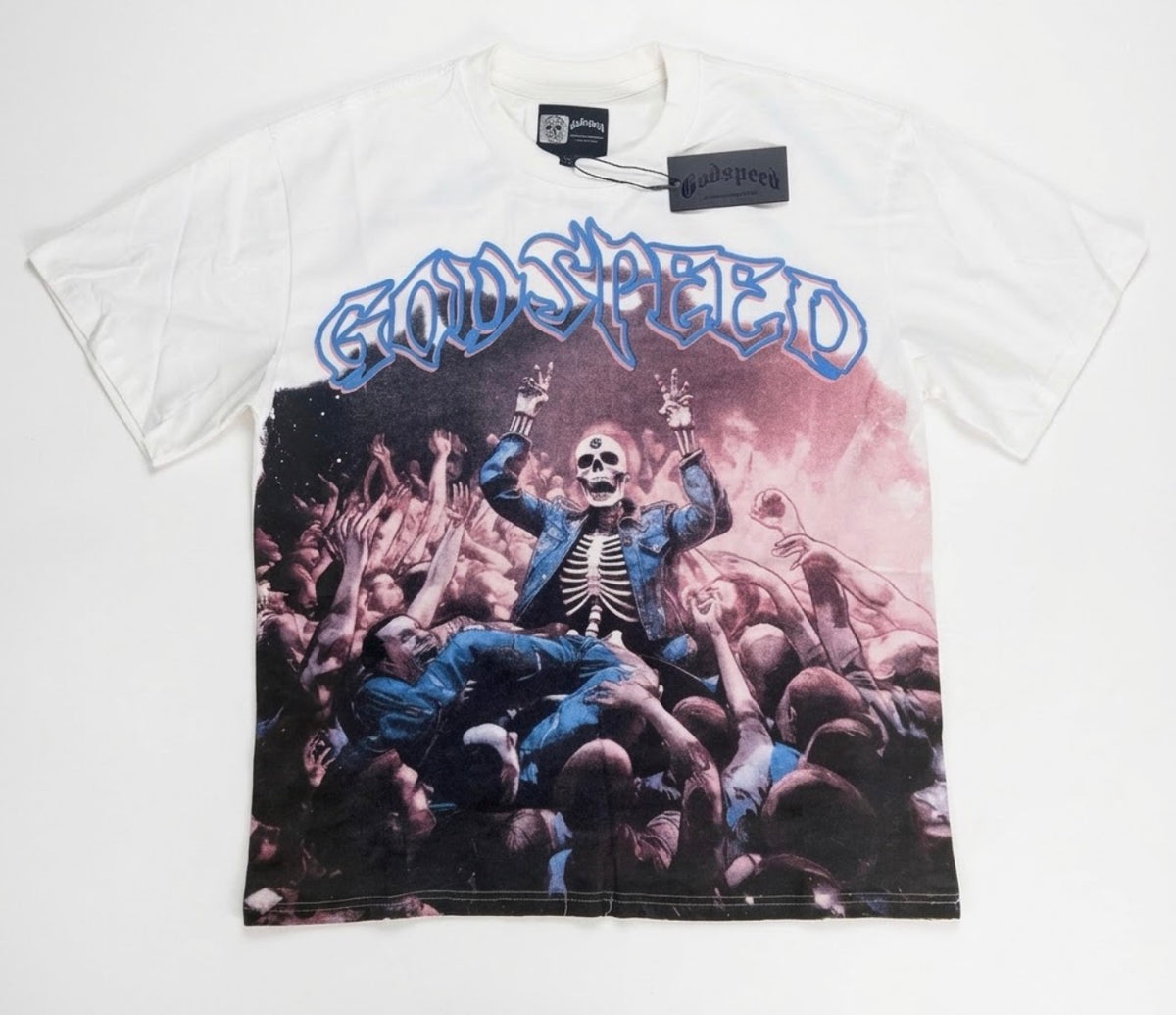 Godspeed Crowd Surfer white T-Shirt