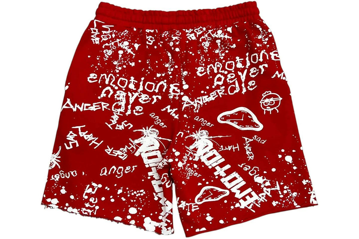 Mixed Emotion Red Short
