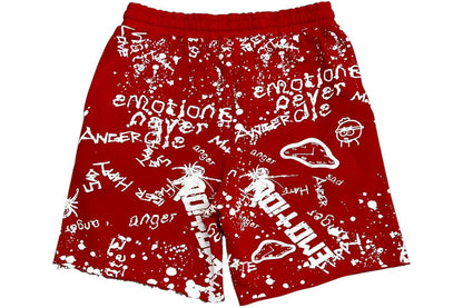 Mixed Emotion Red Short