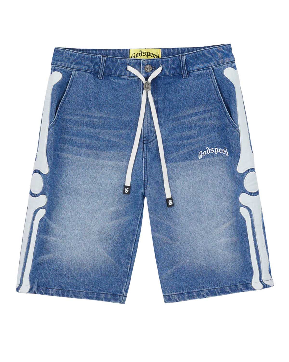GODSPEED FEMUR DENIM SHORTS BLUE