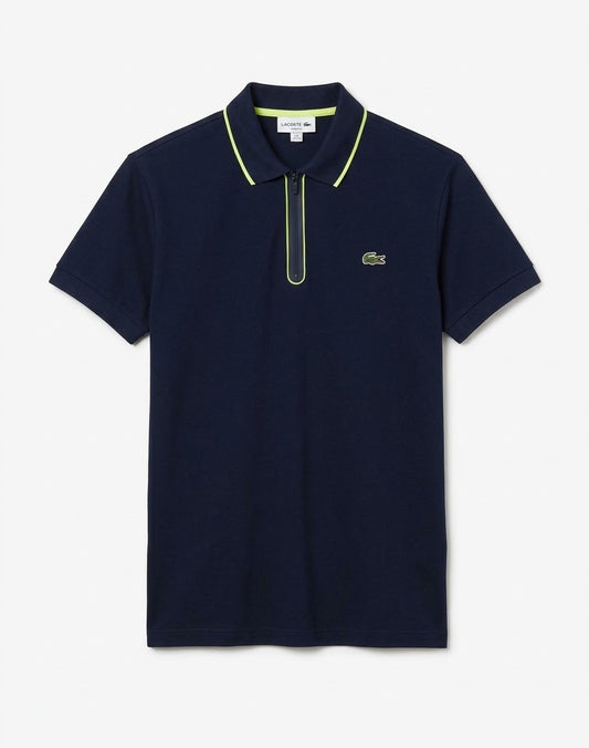LACOSTE tipo polo zipper azul