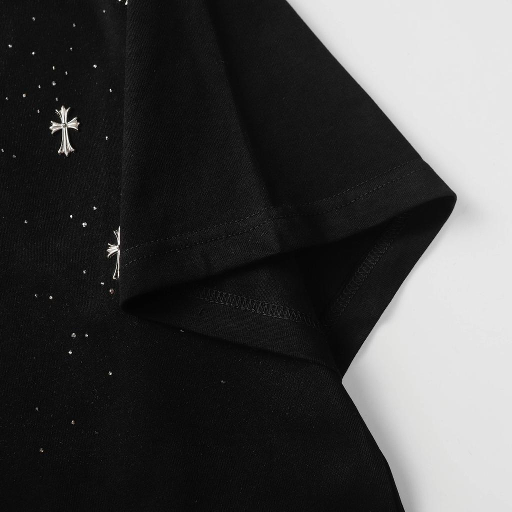 CHROMEHEARTS RHINESTONE TSHIRT BLACK