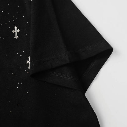 CHROMEHEARTS RHINESTONE TSHIRT BLACK