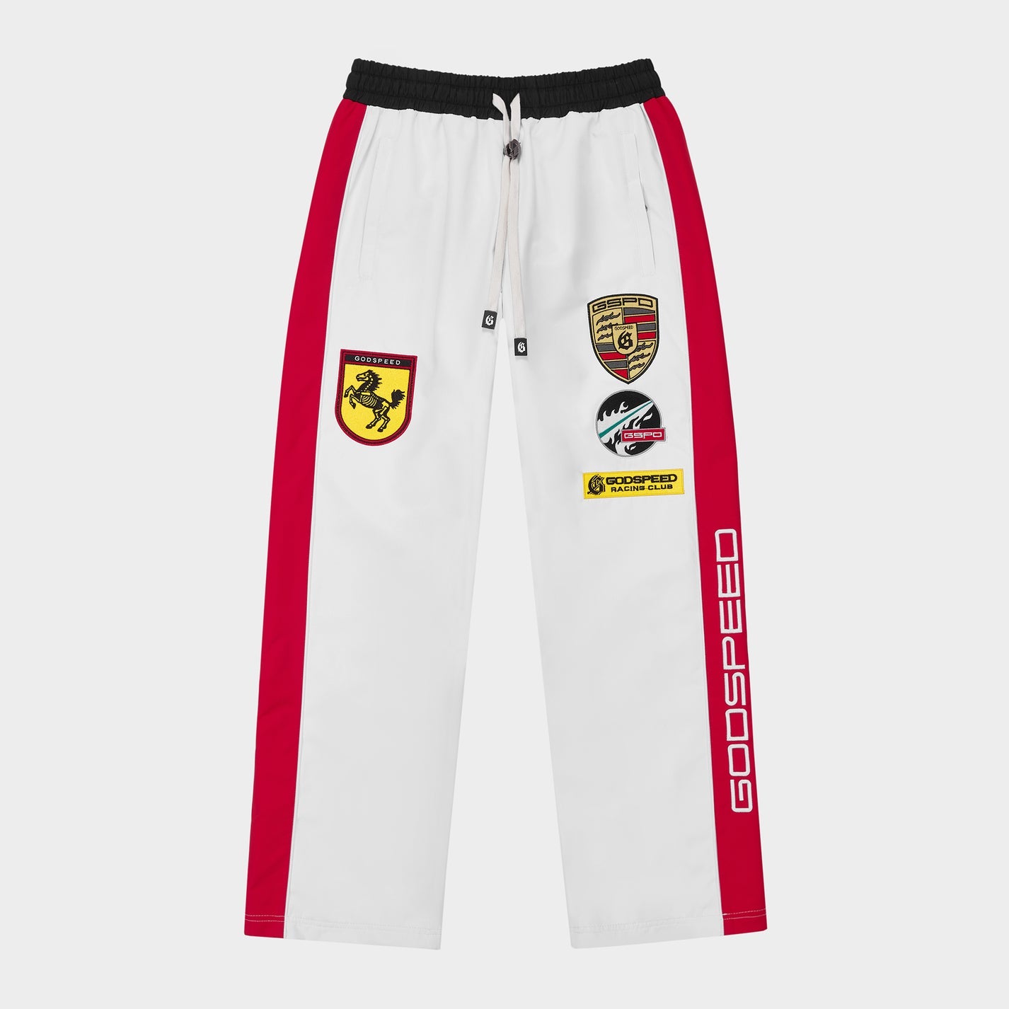 GODSPEED GRC TRACKPANTS NYC WHITE