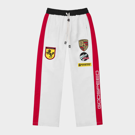 GODSPEED GRC TRACKPANTS NYC WHITE