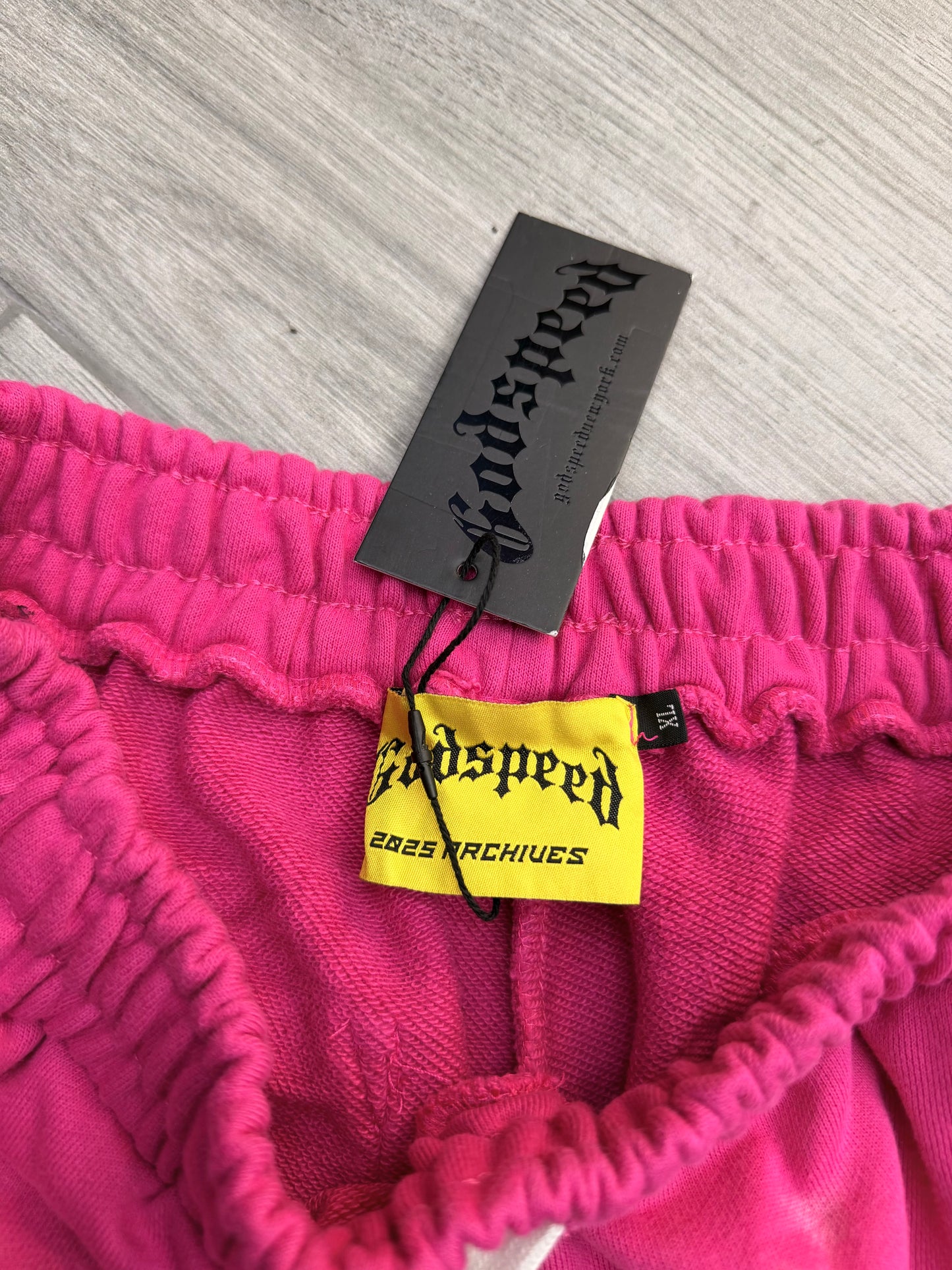 Godspeed Mens Courtside Shorts Starburst/Pink