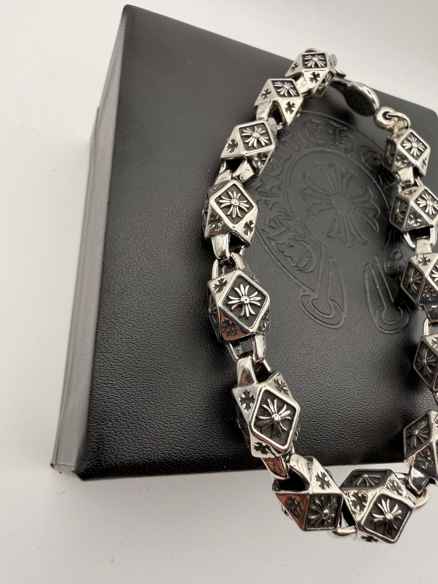 Chromehearts Gothic Signet Bracelet Plata 925