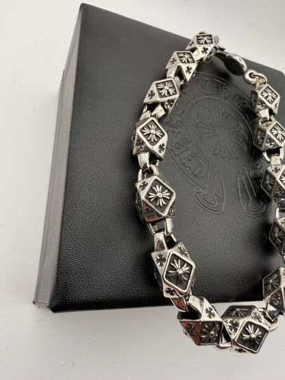 Chromehearts Gothic Signet Bracelet Plata 925