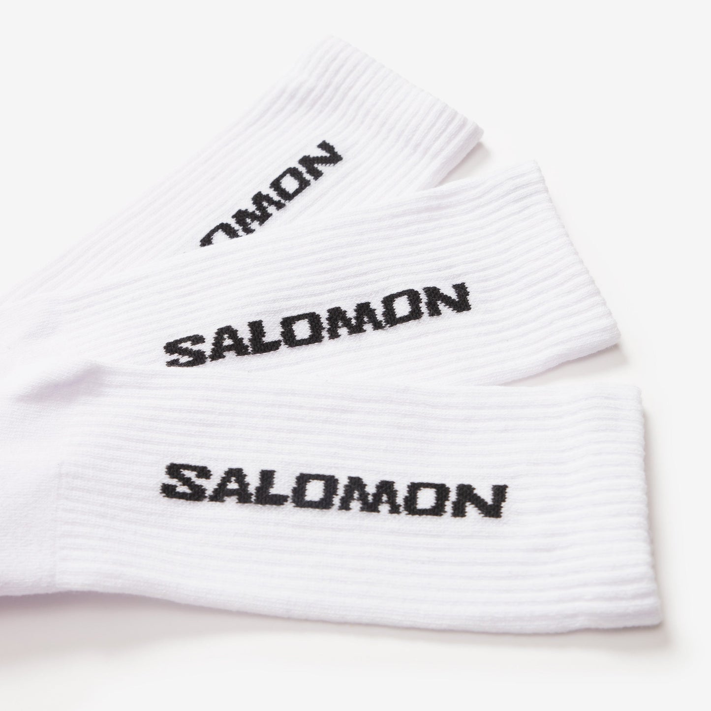 Salomon Everyday Crew 3 Pack White Socks White