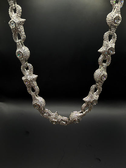 Iced Star Link Chain