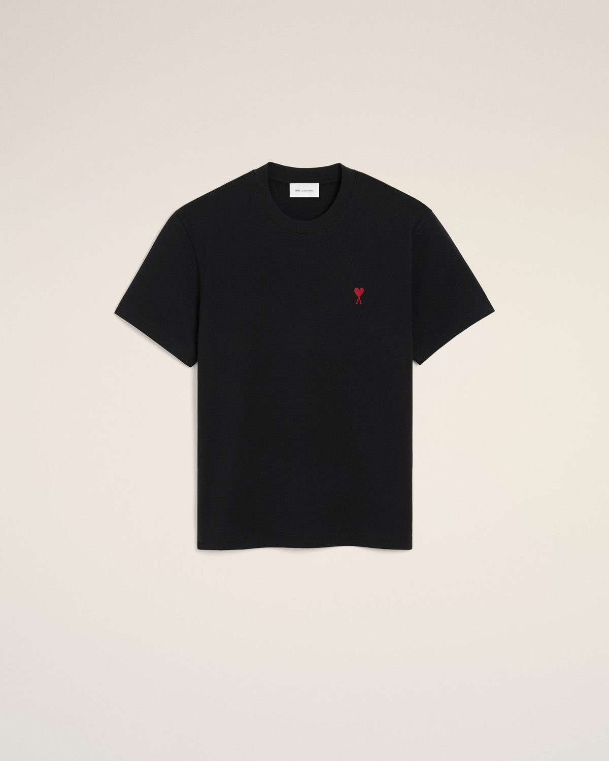 Ami Paris Coeur Rouge Black Tshirt (Corazon)