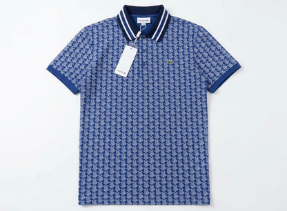 LACOSTE tipo polo monogram azul