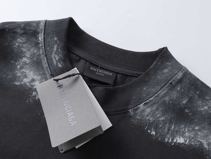 BALENCIAGA DISTRESSED GRAPHIC TEE