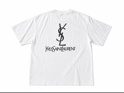 Yves Saint Laurent Big logo white tee