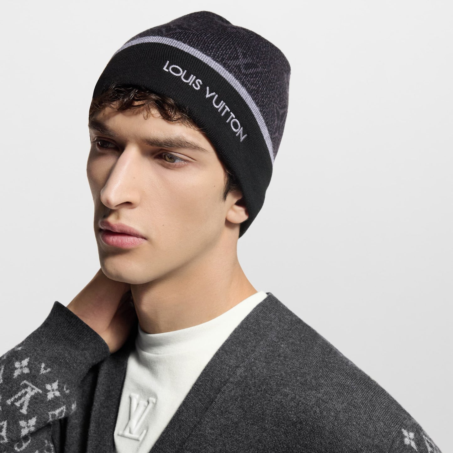 LV BEANIE My Monogram Eclipse Mütze