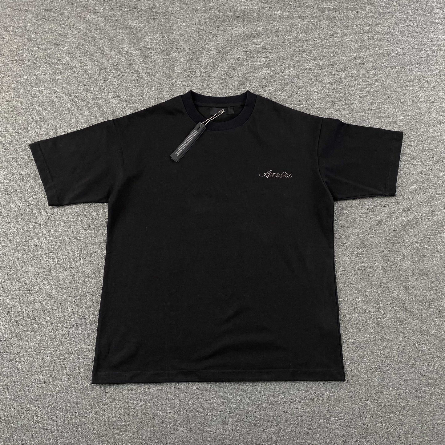 AMIRI BLACK RHINESTONE TEE