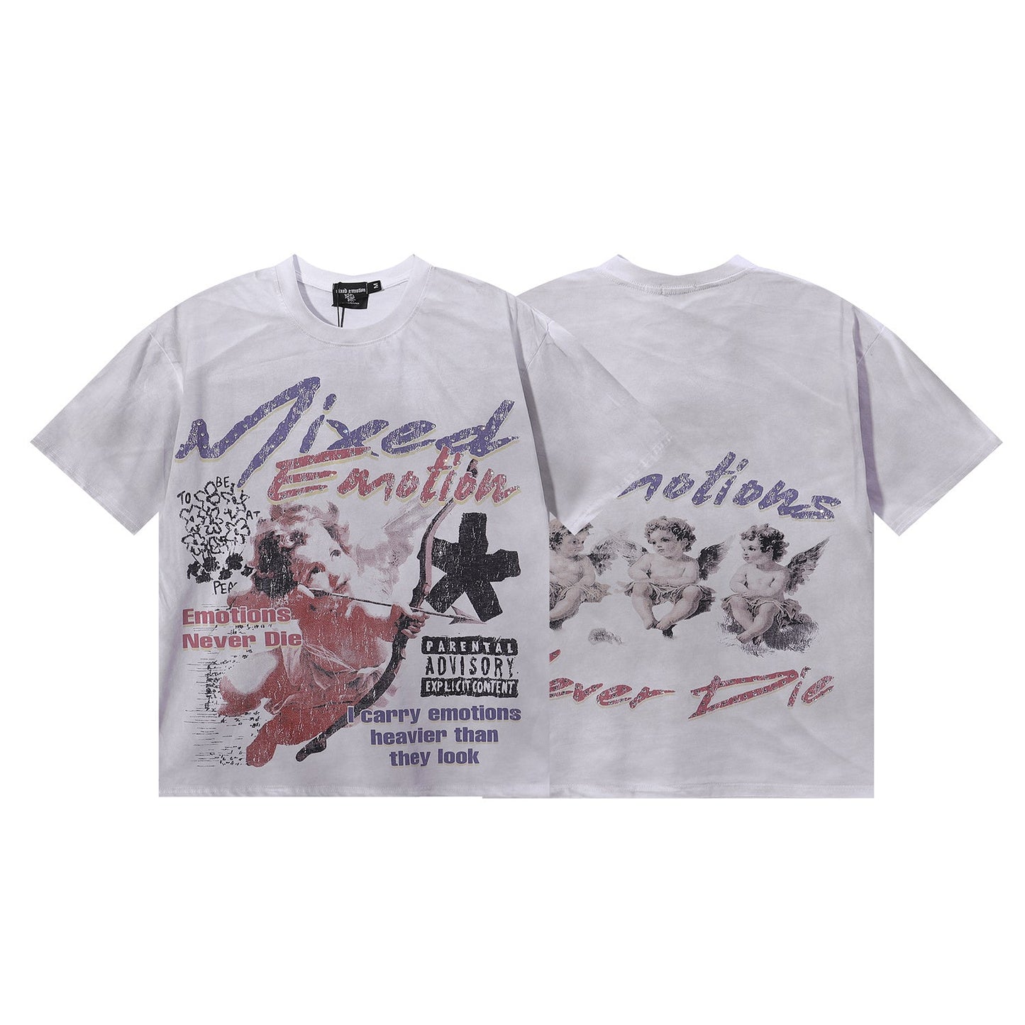 MIXED EMOTION PARENTAL ADVISORY TSHIRT