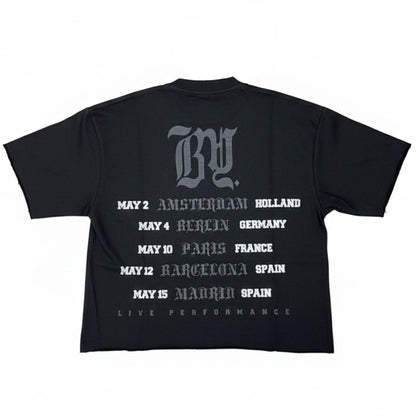 BKYS SKULL CROPPED TSHIRT BLACK
